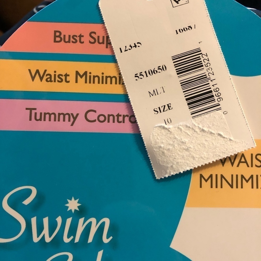 SWIM Solutions Tummy Control One Piece Swimsuit - Picture 3 of 6